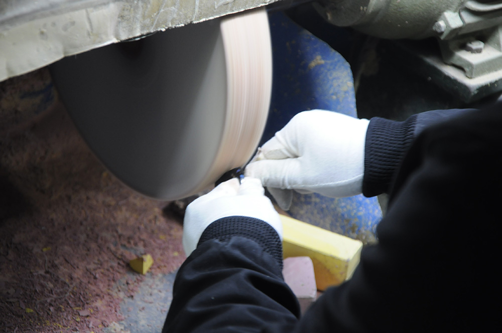 Polissage des lunettes